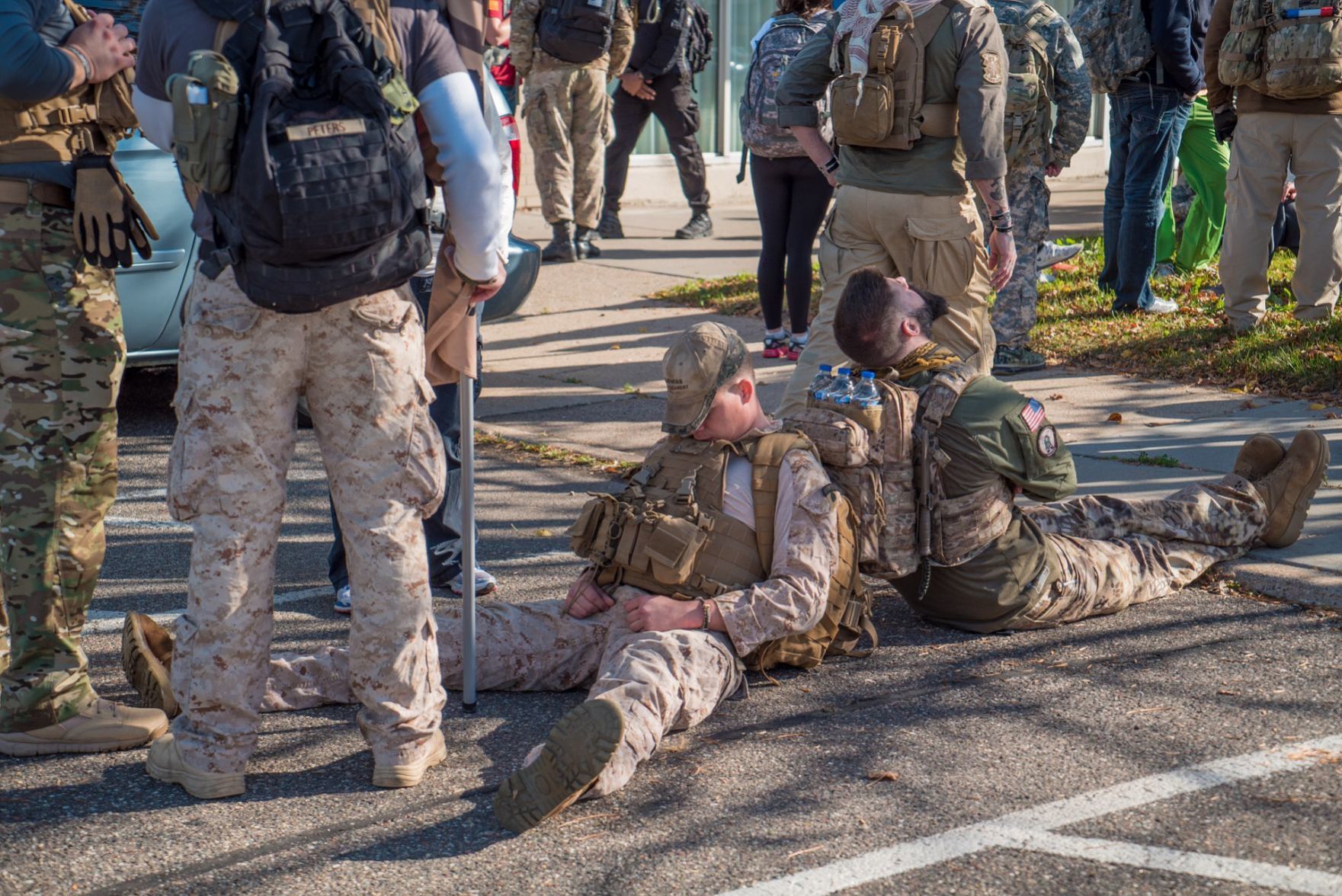 Sleeping -- military method